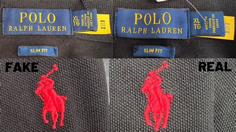 real vs fake polo shirts